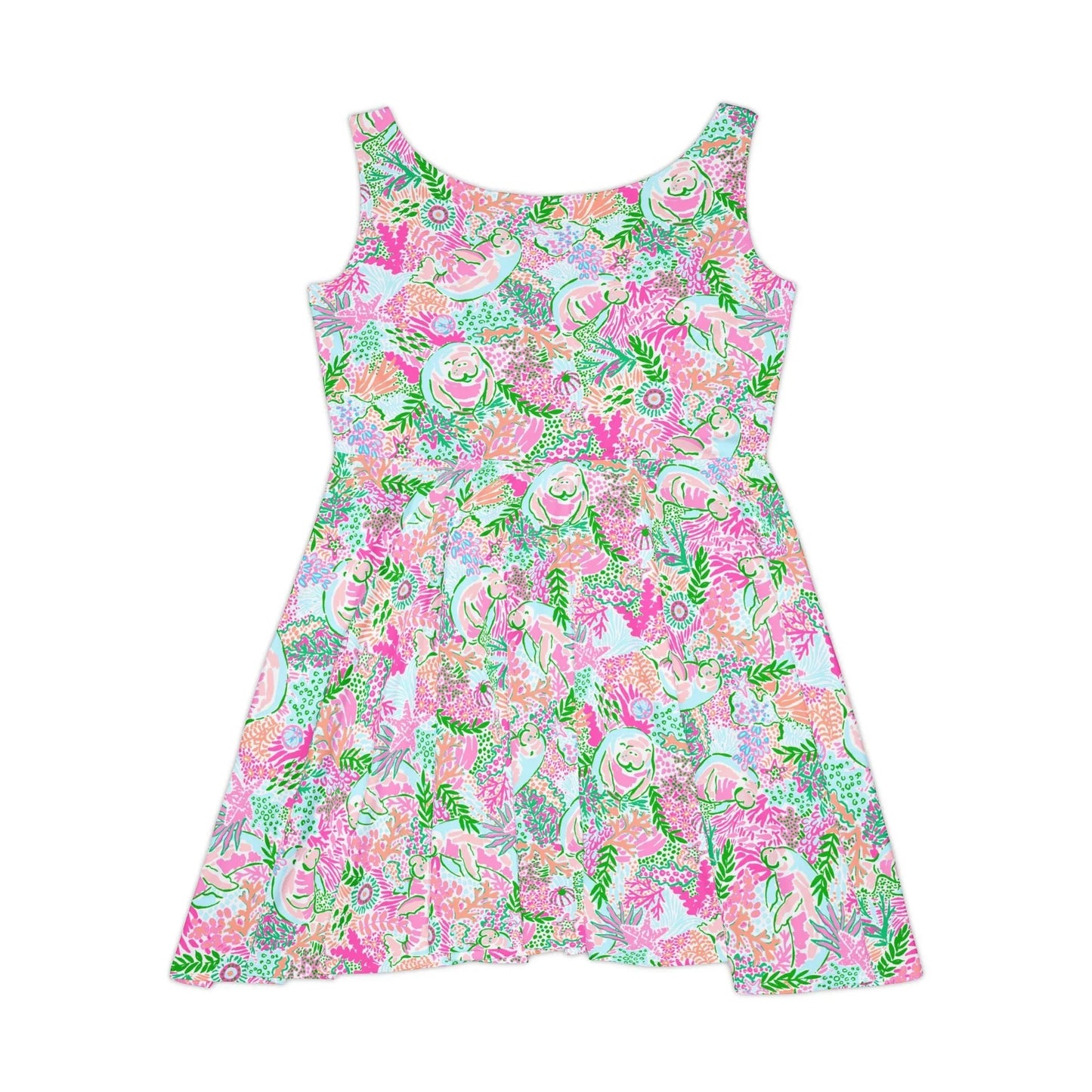 Manatee Paradise Skater Dress - All Over Prints