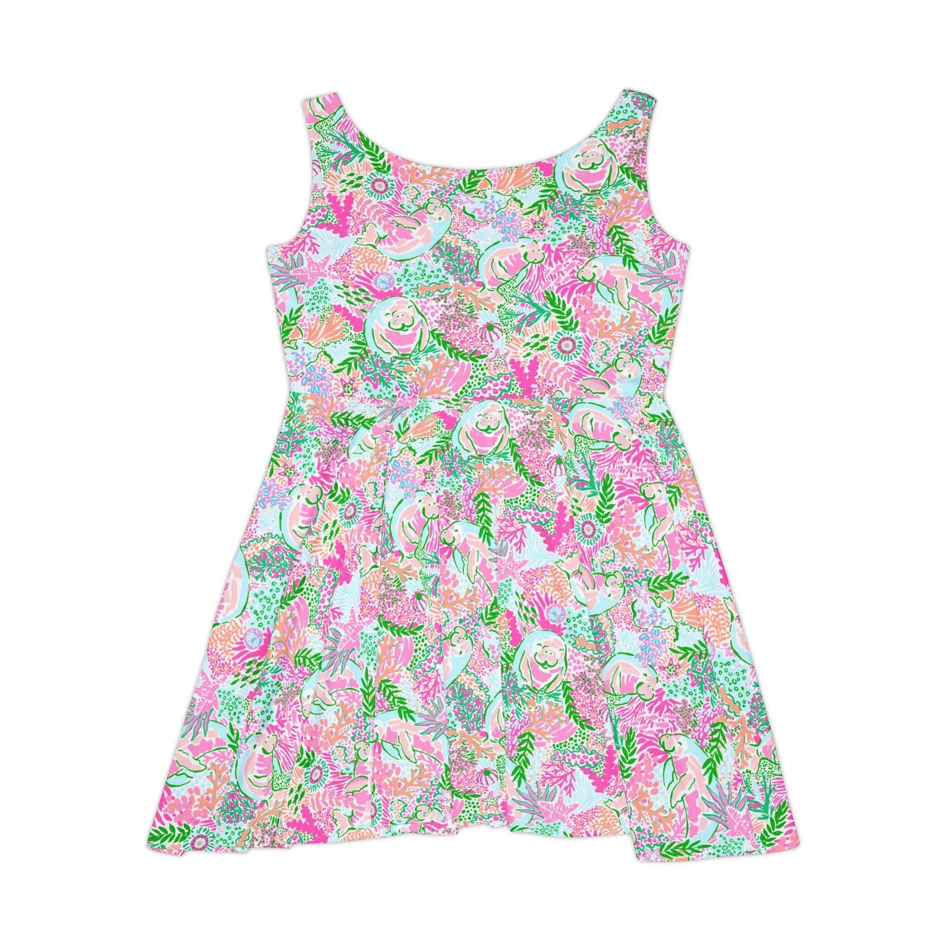 Manatee Paradise Skater Dress - All Over Prints