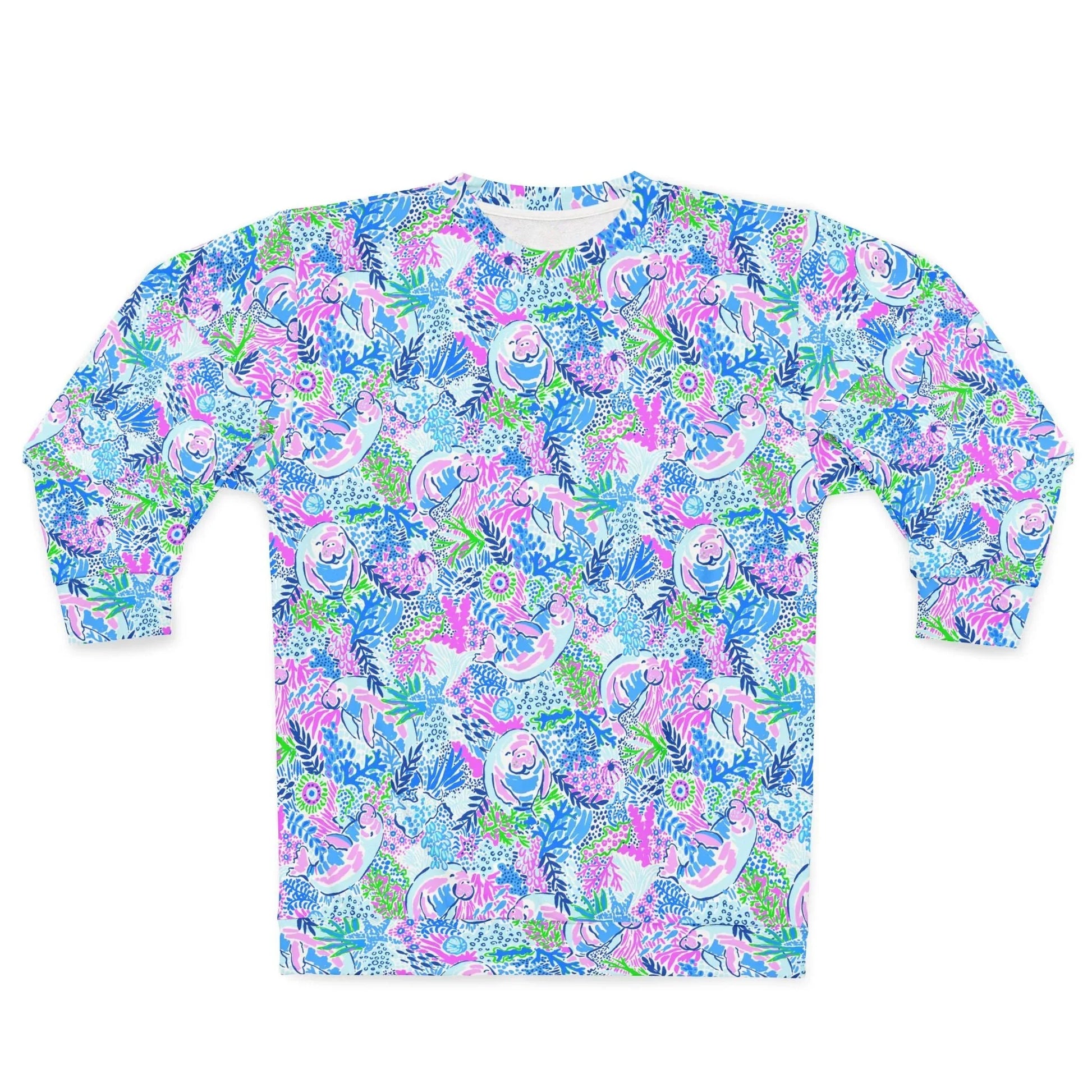 Manatee Paradise Sweatshirt - XS - All Over Prints
