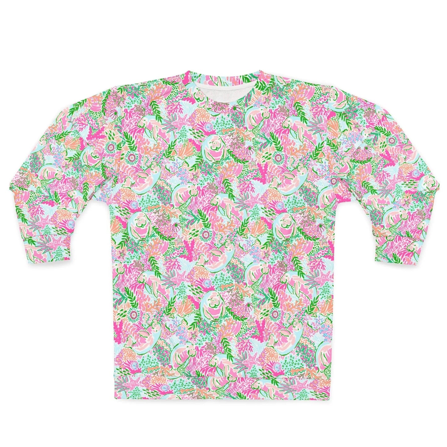 Manatee Paradise Sweatshirt - XS - All Over Prints