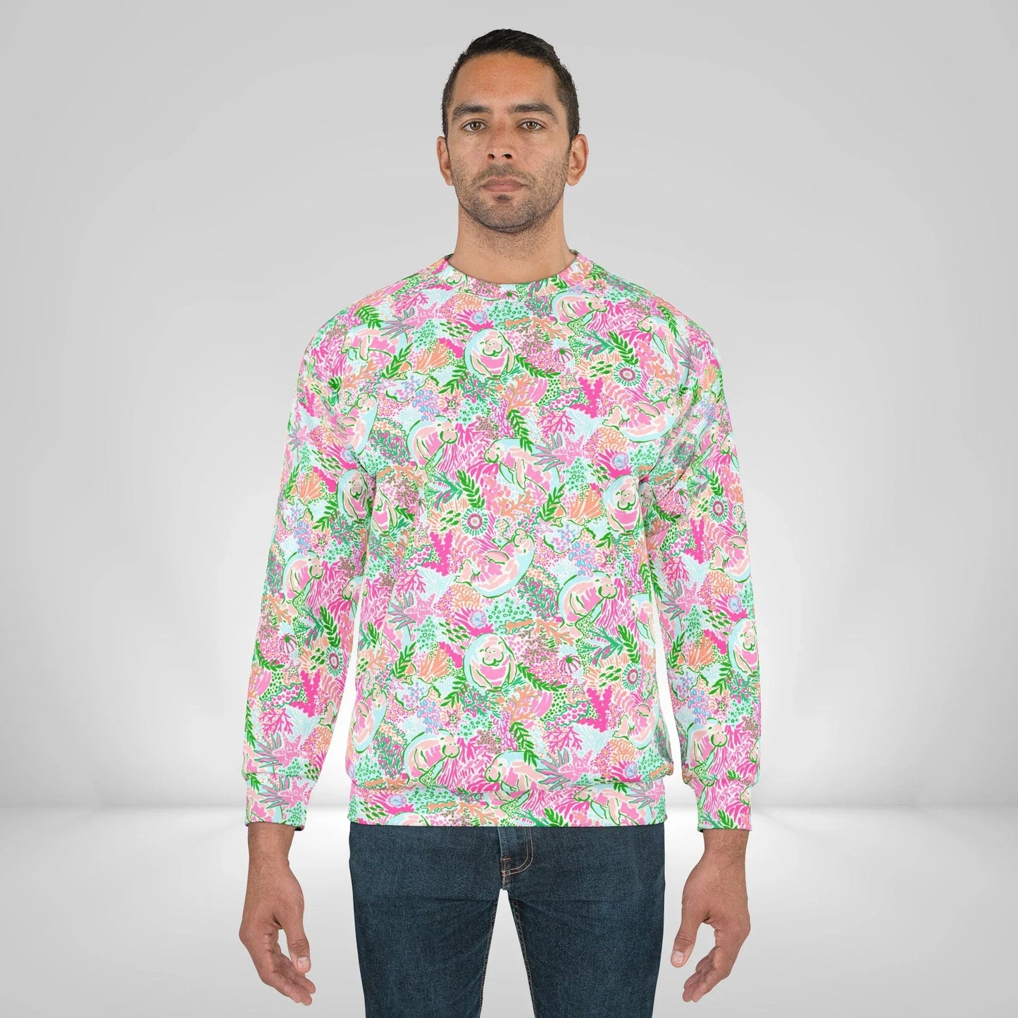 Manatee Paradise Sweatshirt - All Over Prints
