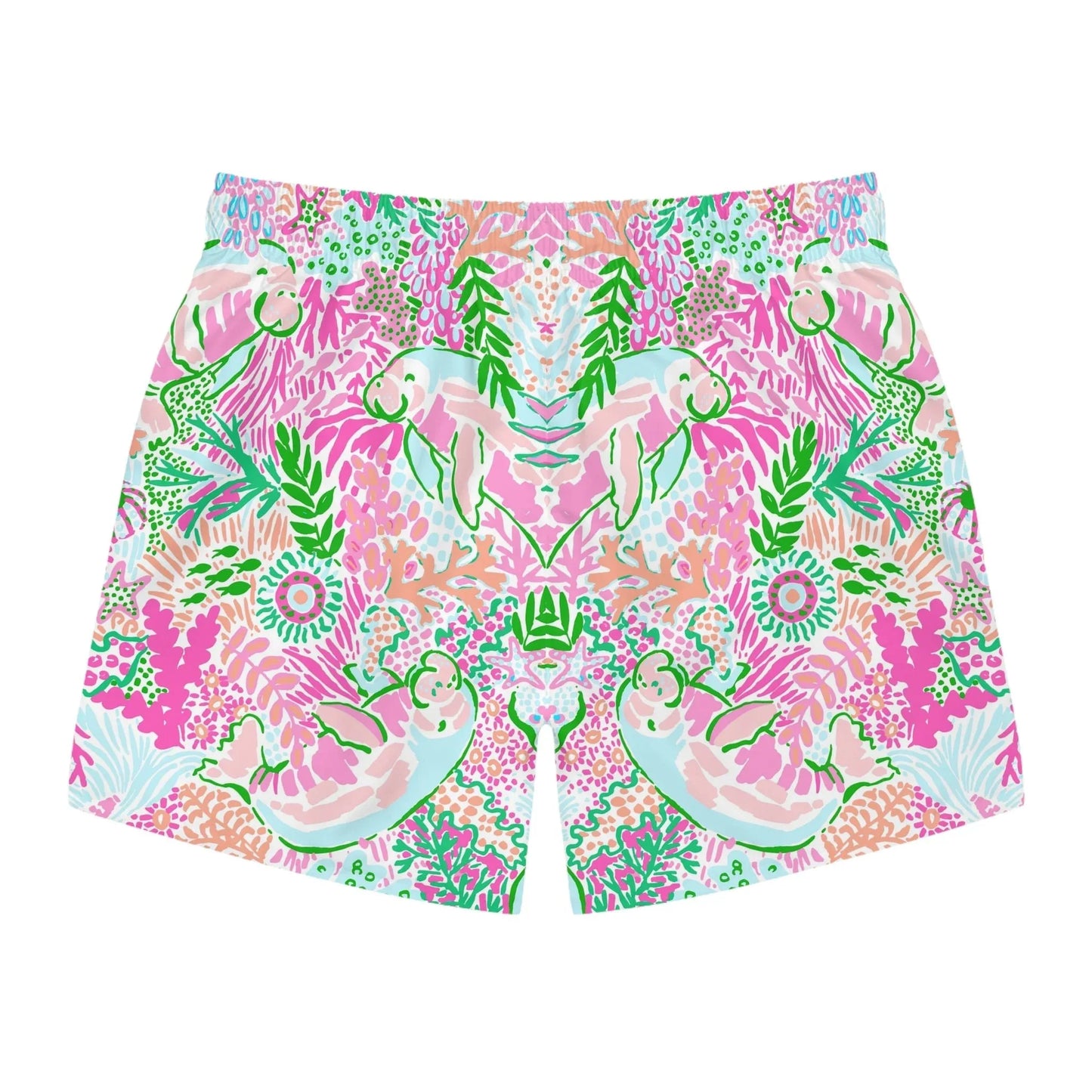 Manatee Paradise Swim Trunks - All Over Prints