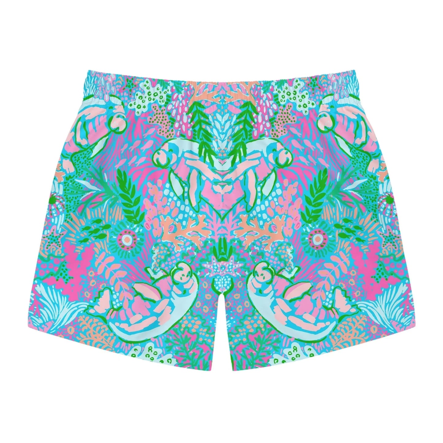 Manatee Paradise Swim Trunks - All Over Prints