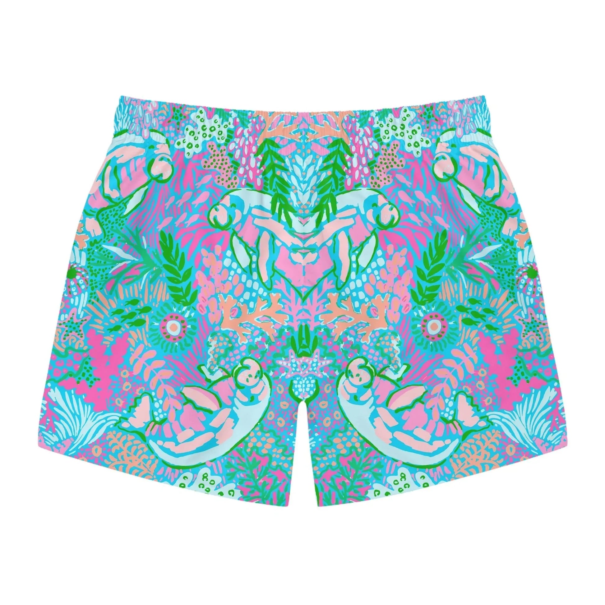 Manatee Paradise Swim Trunks - All Over Prints