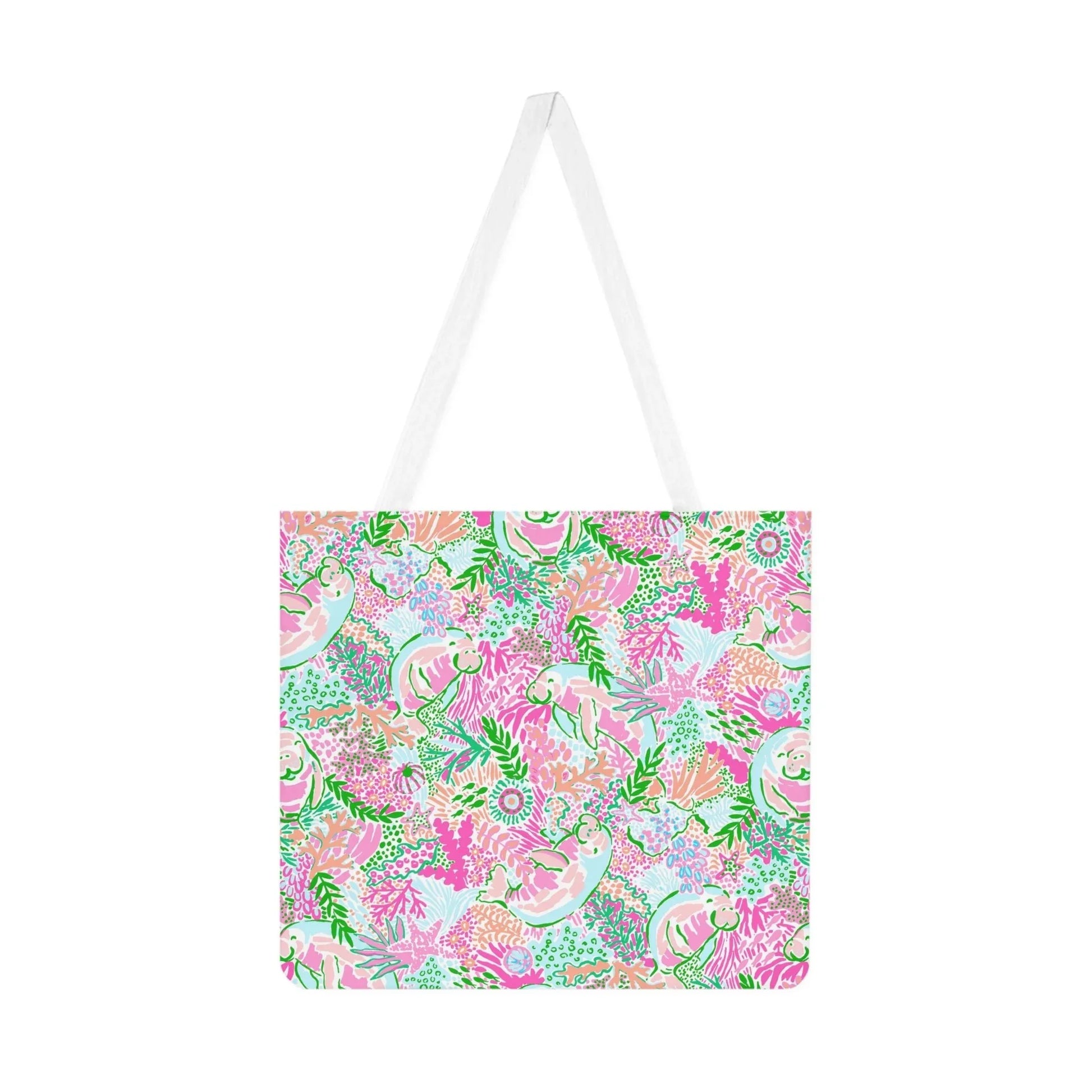 Manatee Paradise Tote Bag - One size / White - Bags