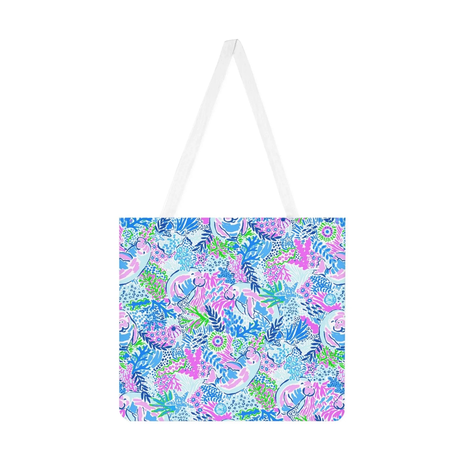 Manatee Paradise Tote Bag - One size / White - Bags