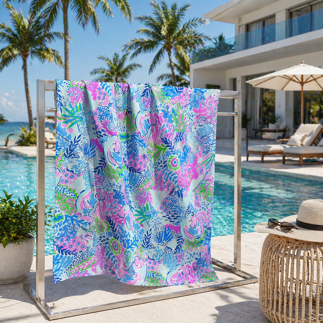 Manatee Paradise Towel – RELLE Fashion & Lifestyle – Product Image