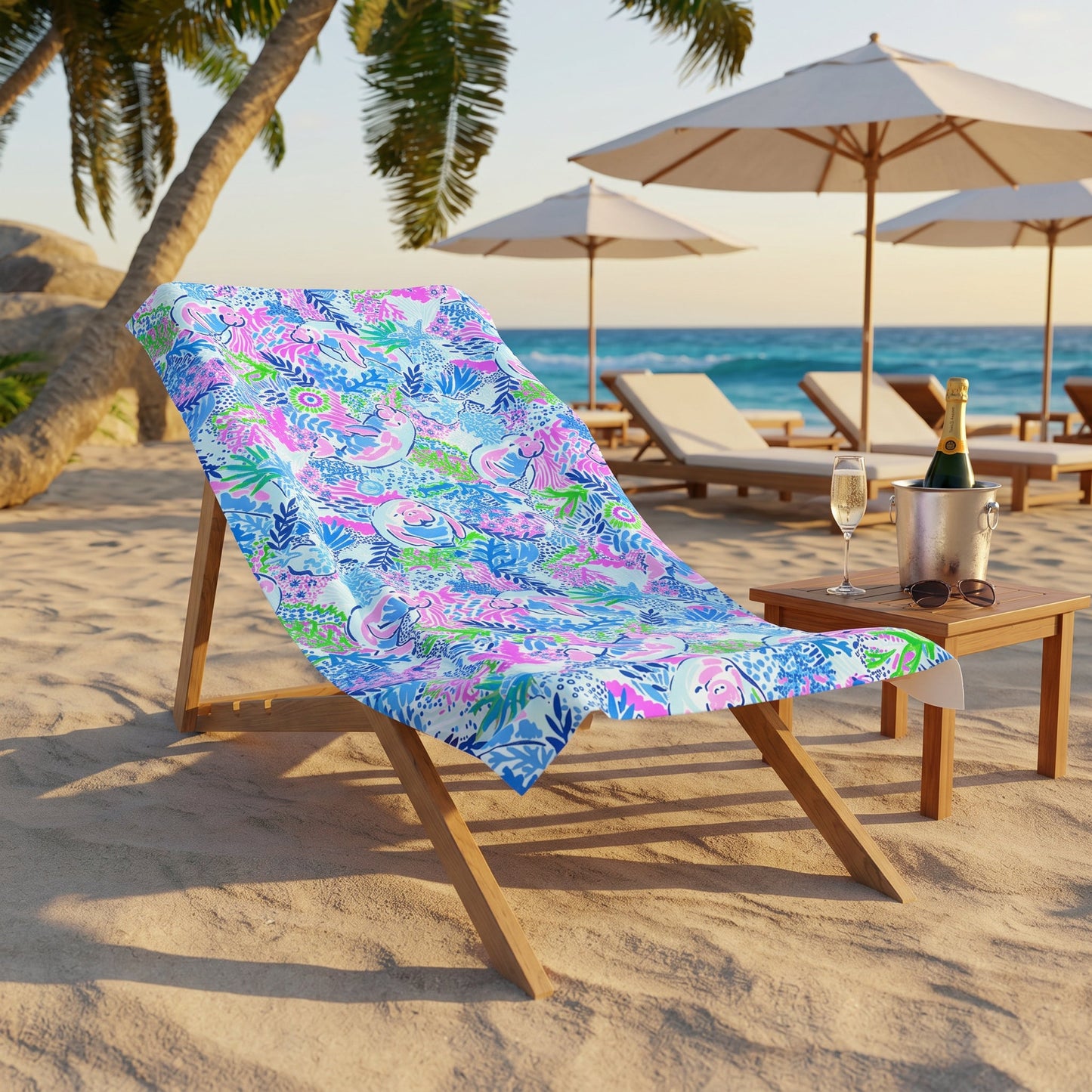 Manatee Paradise Towel – RELLE Fashion & Lifestyle – Product Image