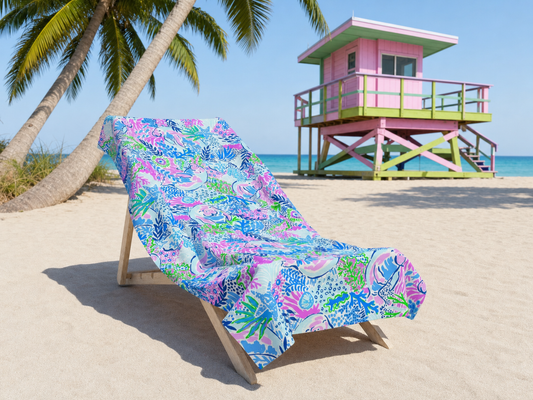 Manatee Paradise Towel – RELLE Fashion & Lifestyle – Product Image
