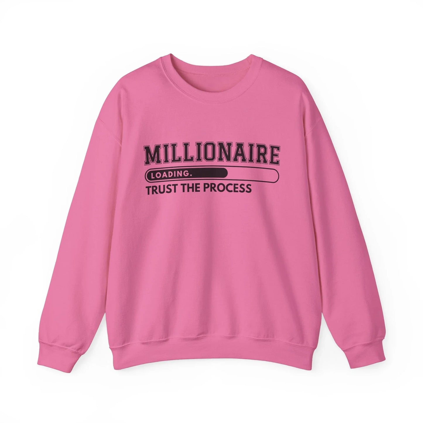 Millionaire Mindset Sweatshirt - Safety Pink / S