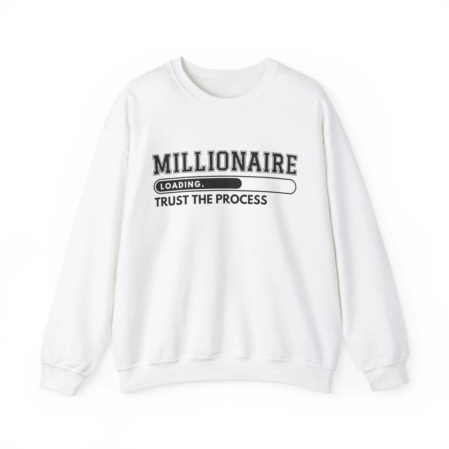 Millionaire Mindset Sweatshirt - White / S