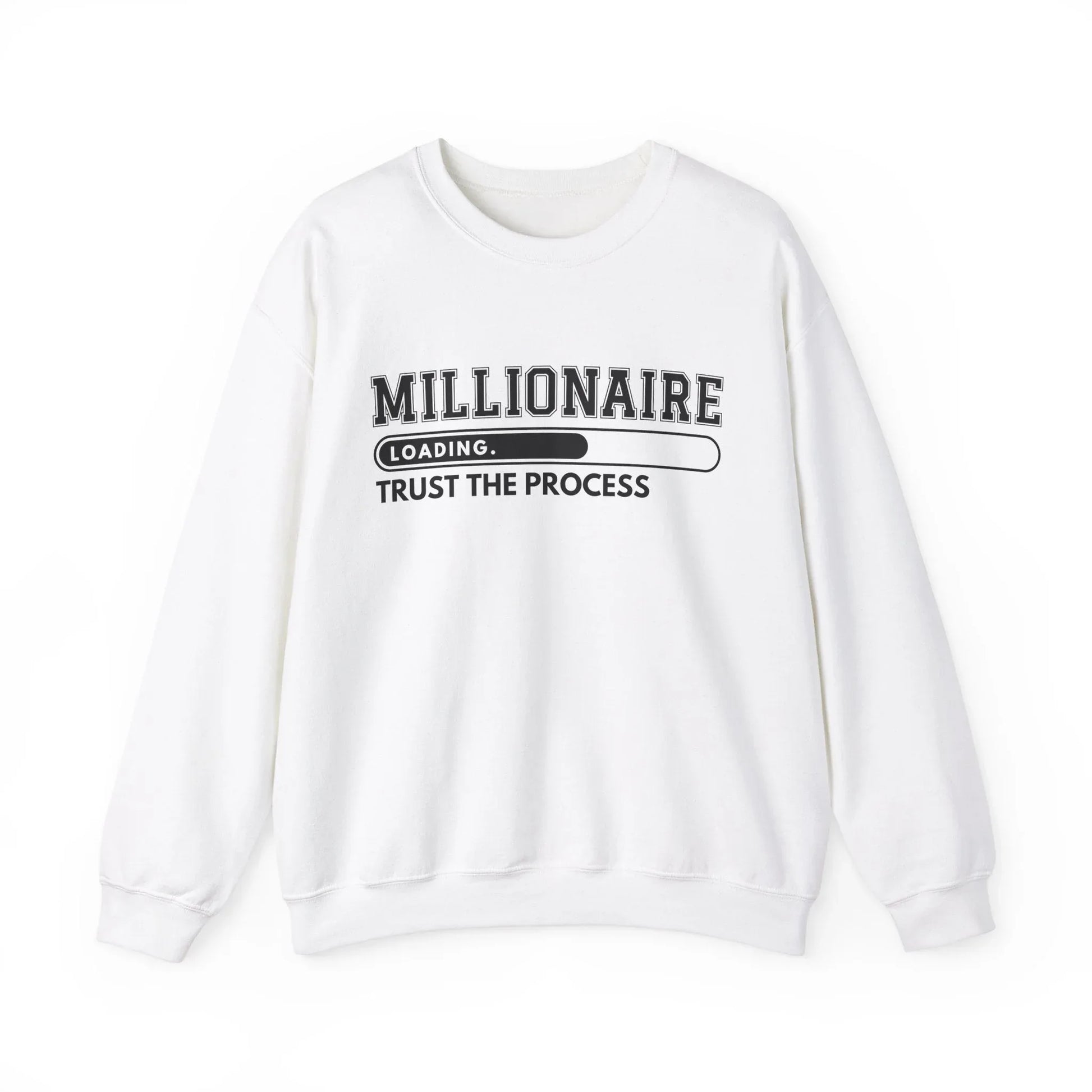 Millionaire Mindset Sweatshirt - White / S