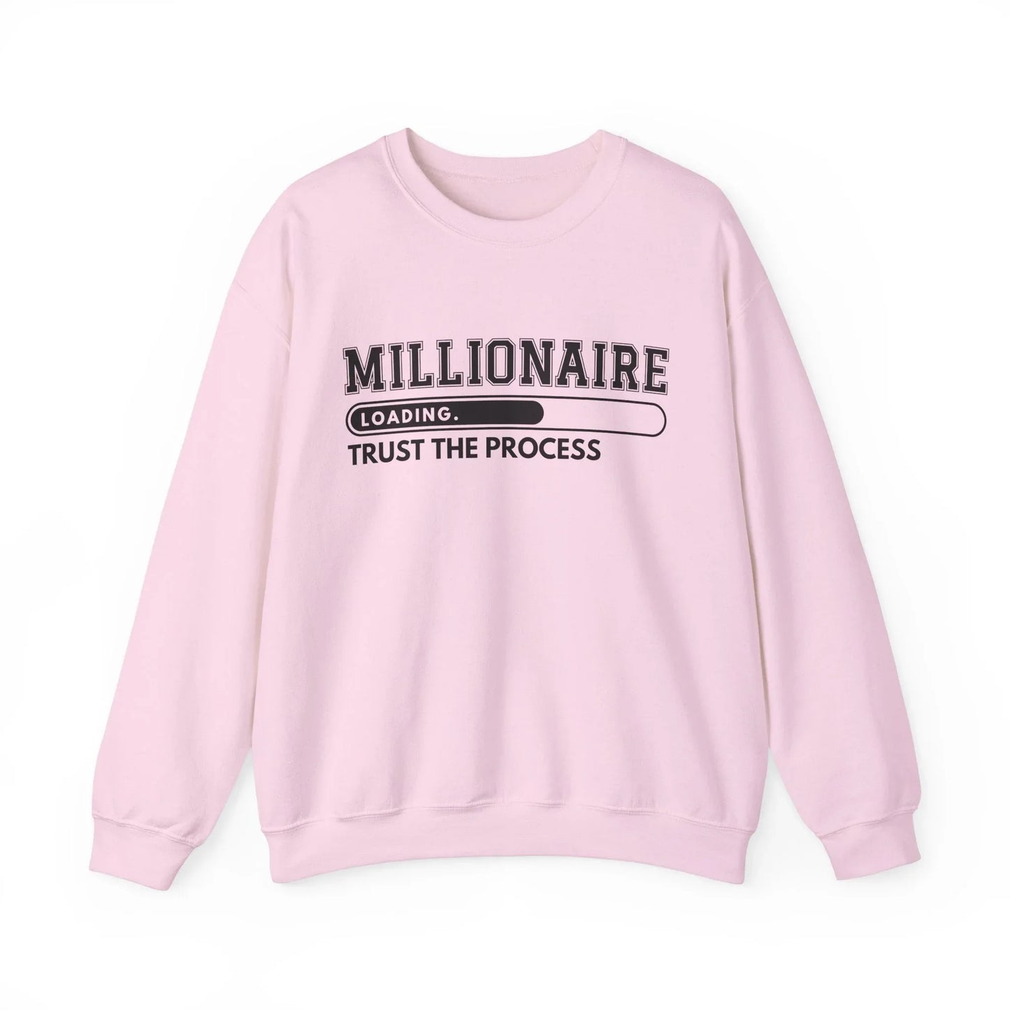 Millionaire Mindset Sweatshirt - Light Pink / S