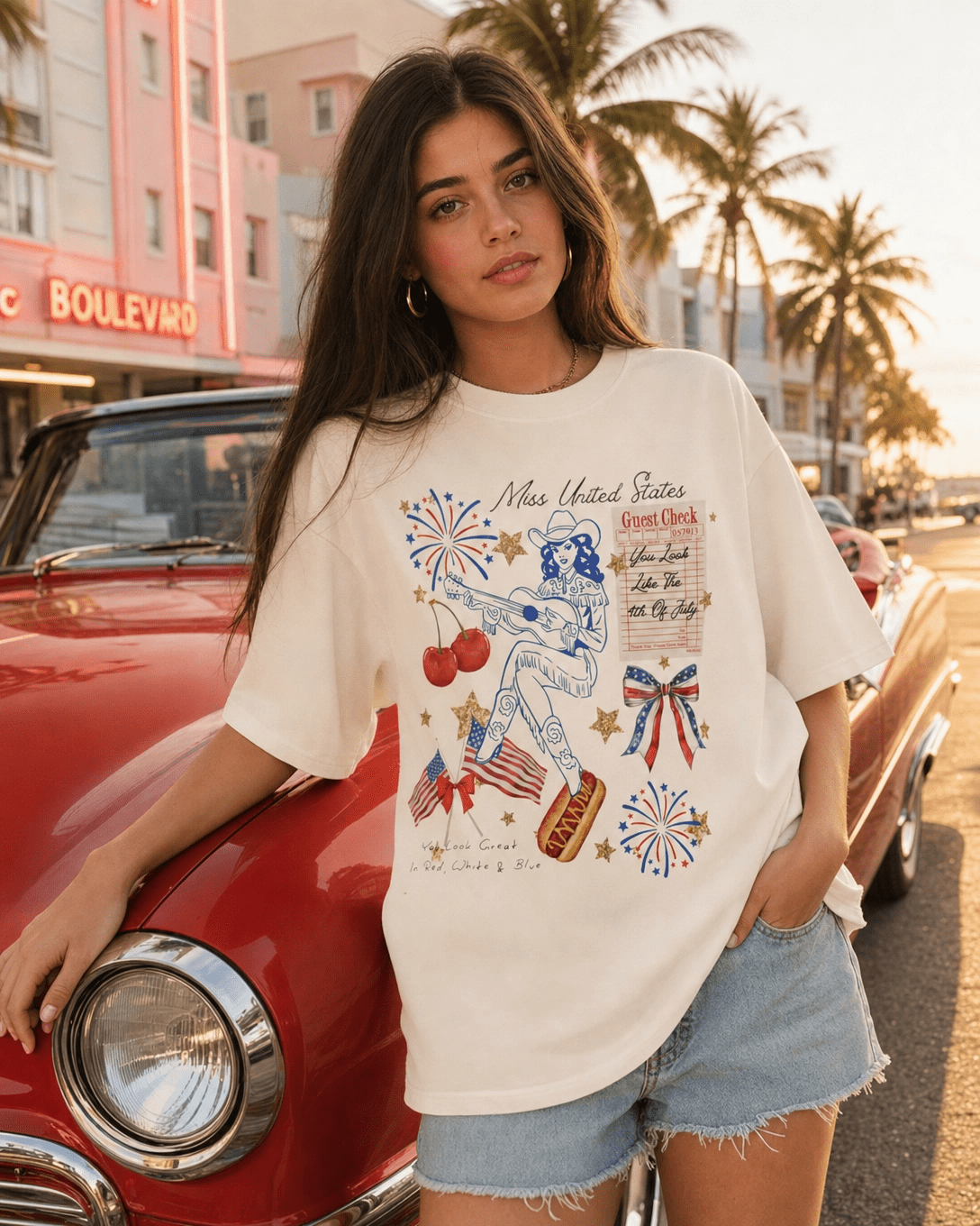 Miss United States T-Shirt – RELLE Fashion & Lifestyle – Product Image