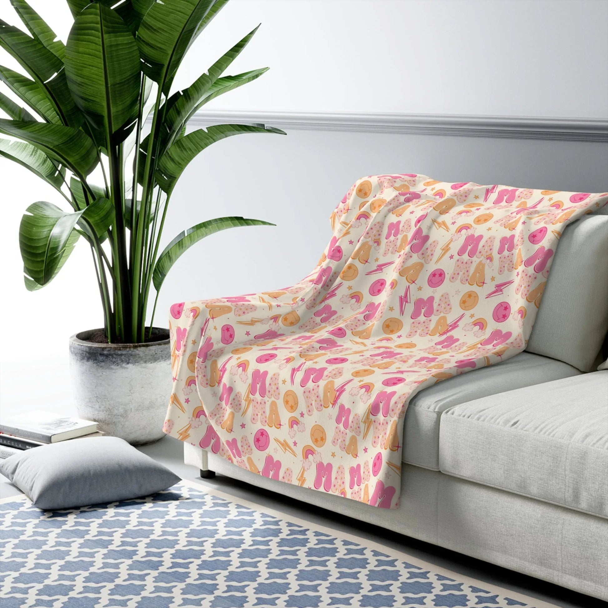 Mommin’ Like a Boss Blanket - 50’’ × 60’’ - Home Decor