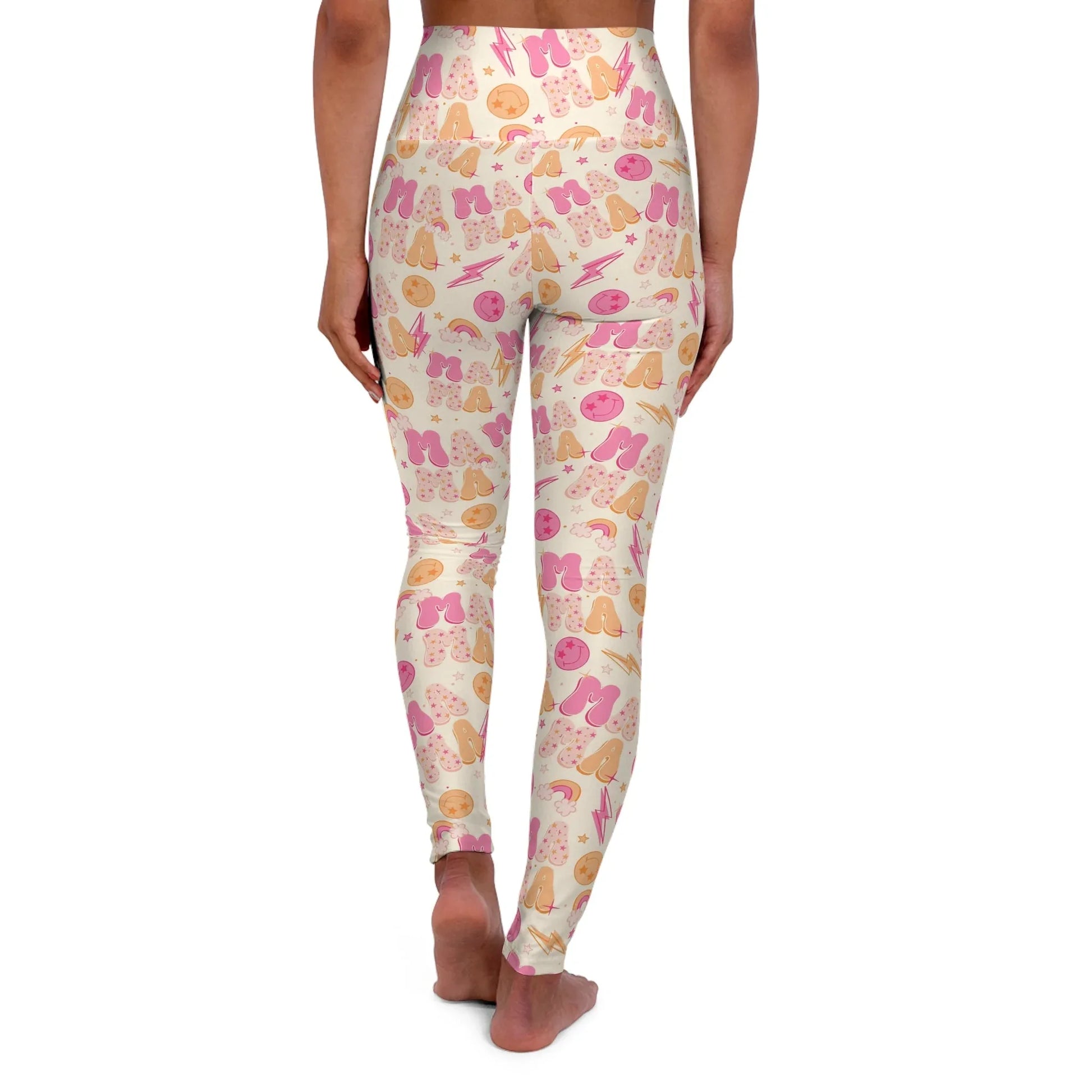 Mommin’ Like a Boss High Waisted Yoga Leggings - All Over Prints