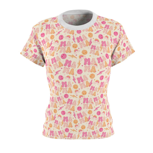 Mommin’ Like a Boss T-Shirt - XS / White stitching / 4 oz. - All Over Prints