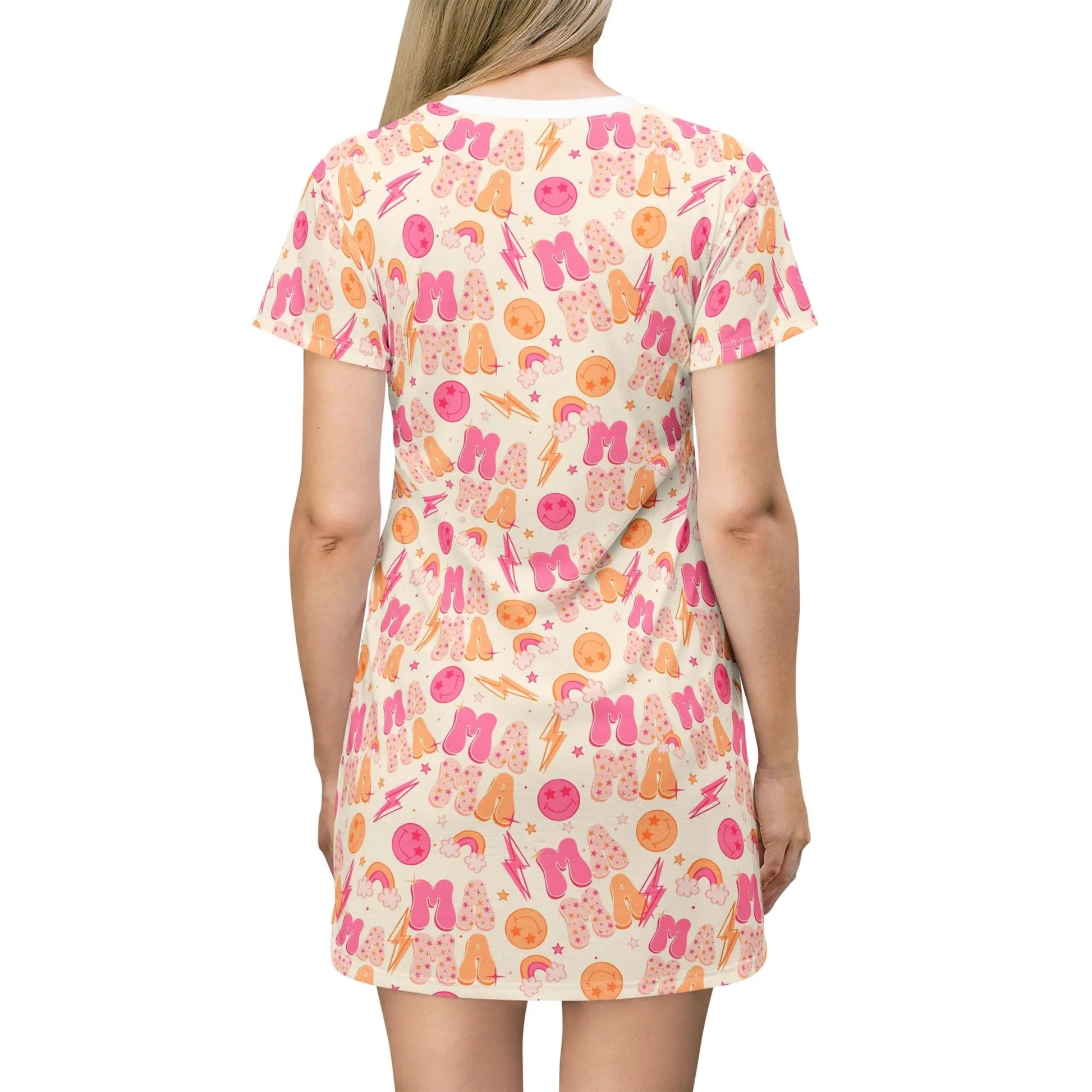 Mommin’ Like a Boss T-Shirt Dress - All Over Prints