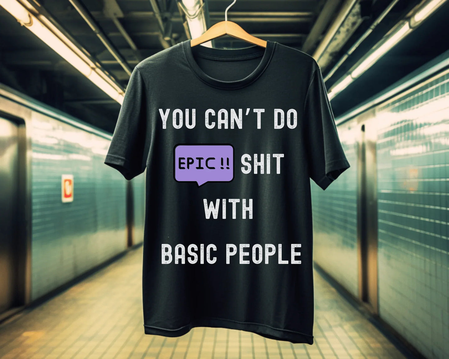 No Room for Basic | black | Unisex - T-Shirt