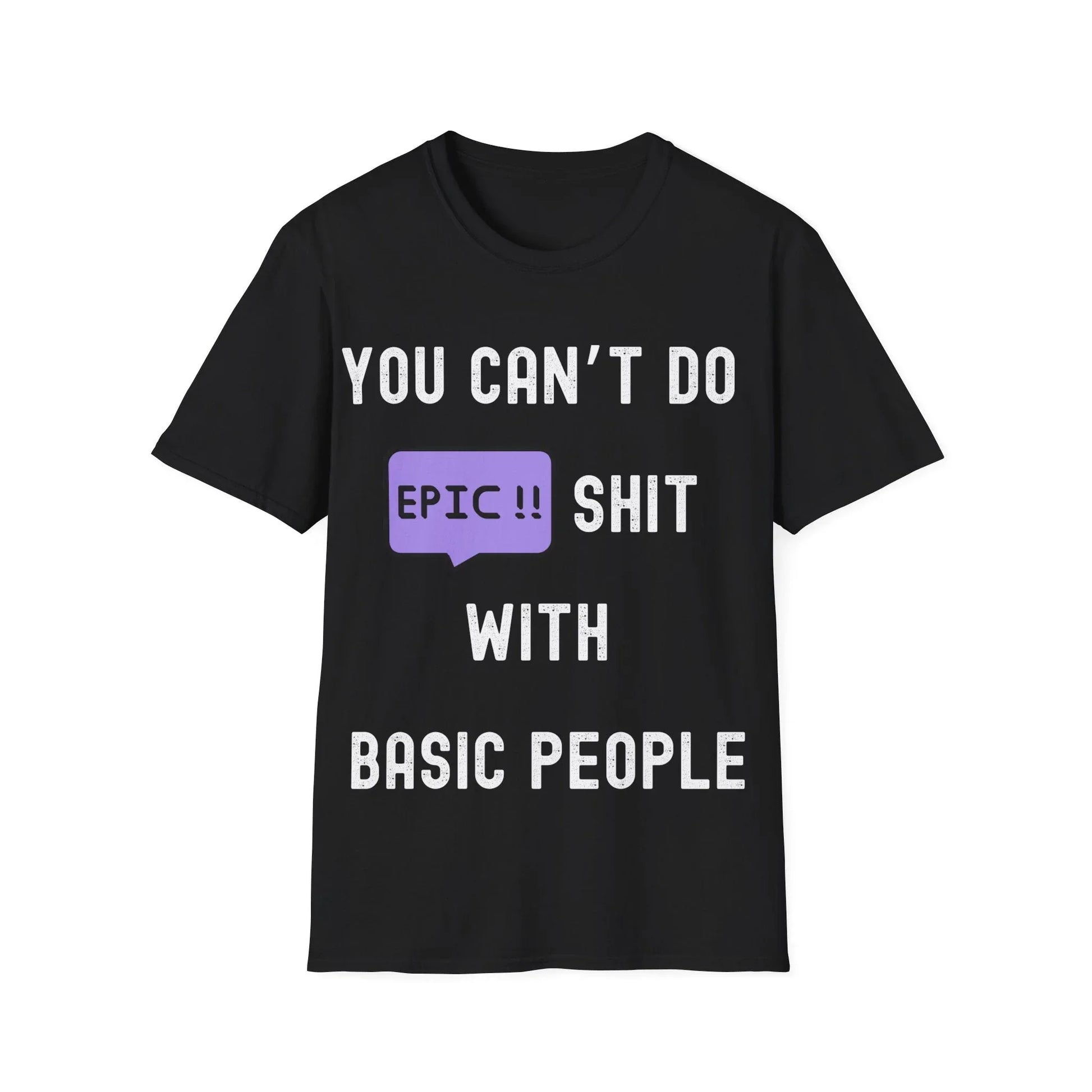 No Room for Basic | black | Unisex - Black / S - T-Shirt