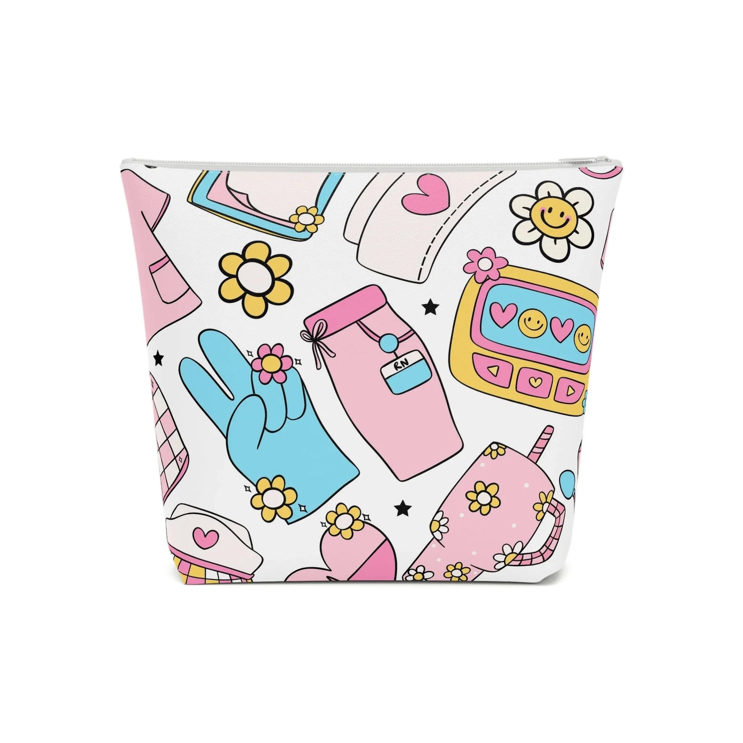 Nurse Cotton Cosmetic Bag - 7.1’’ × 5.9’’ - Bags