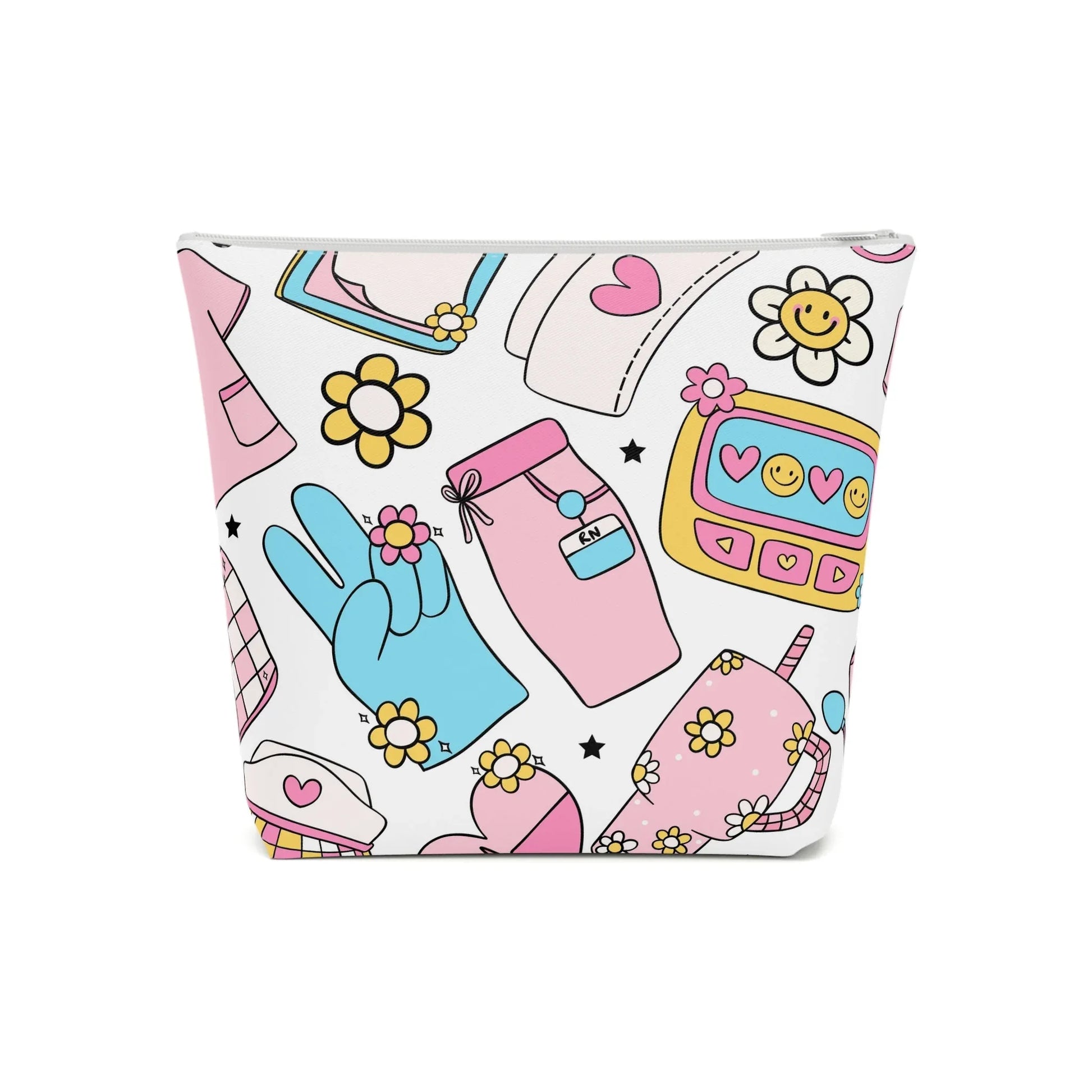 Nurse Cotton Cosmetic Bag - 7.1’’ × 5.9’’ - Bags