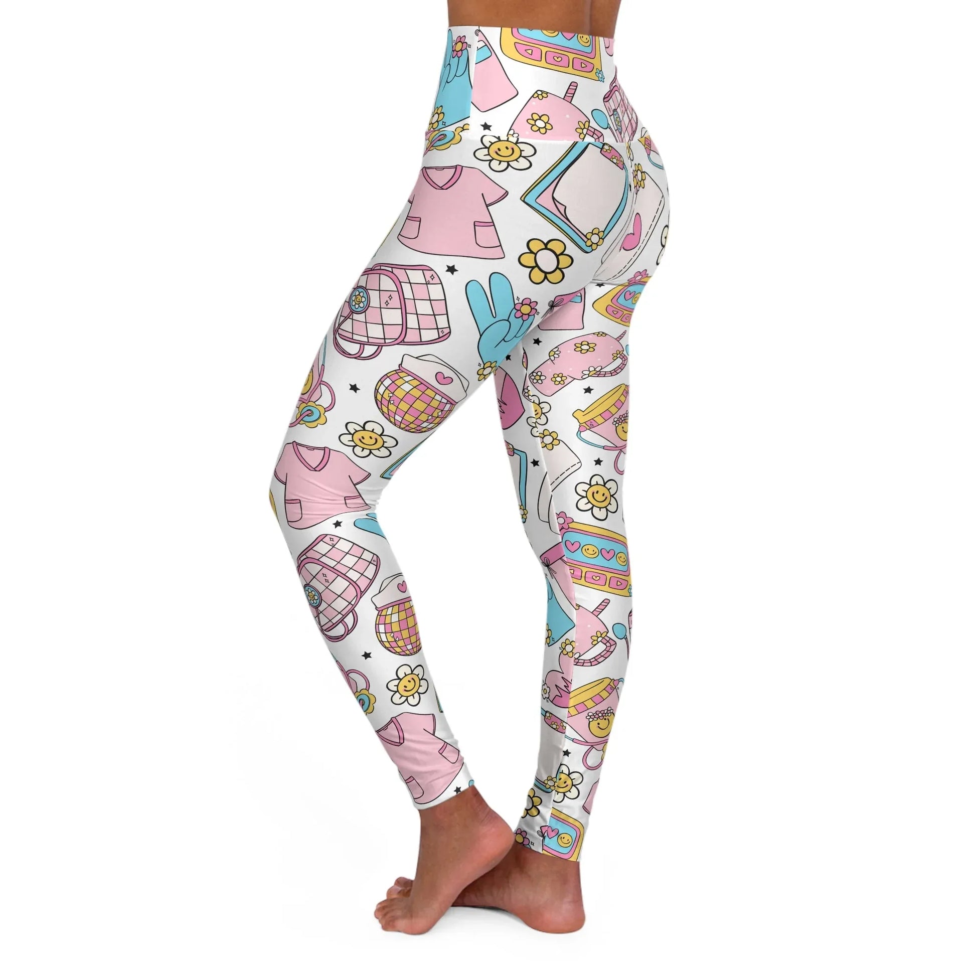 Nurse Leggings - All Over Prints