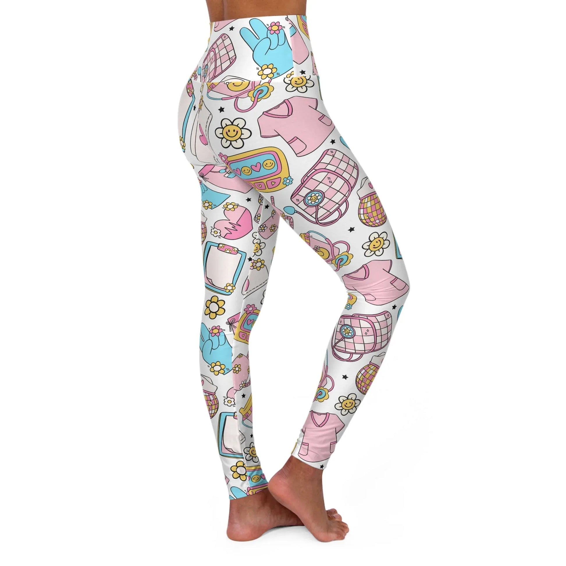 Nurse Leggings - All Over Prints