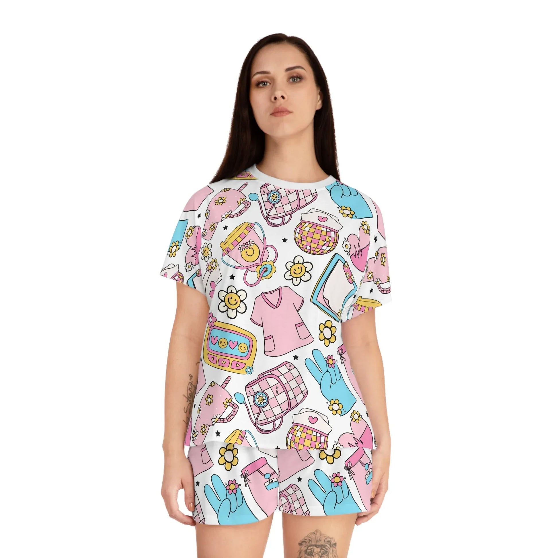 Nurse Pajama - All Over Prints