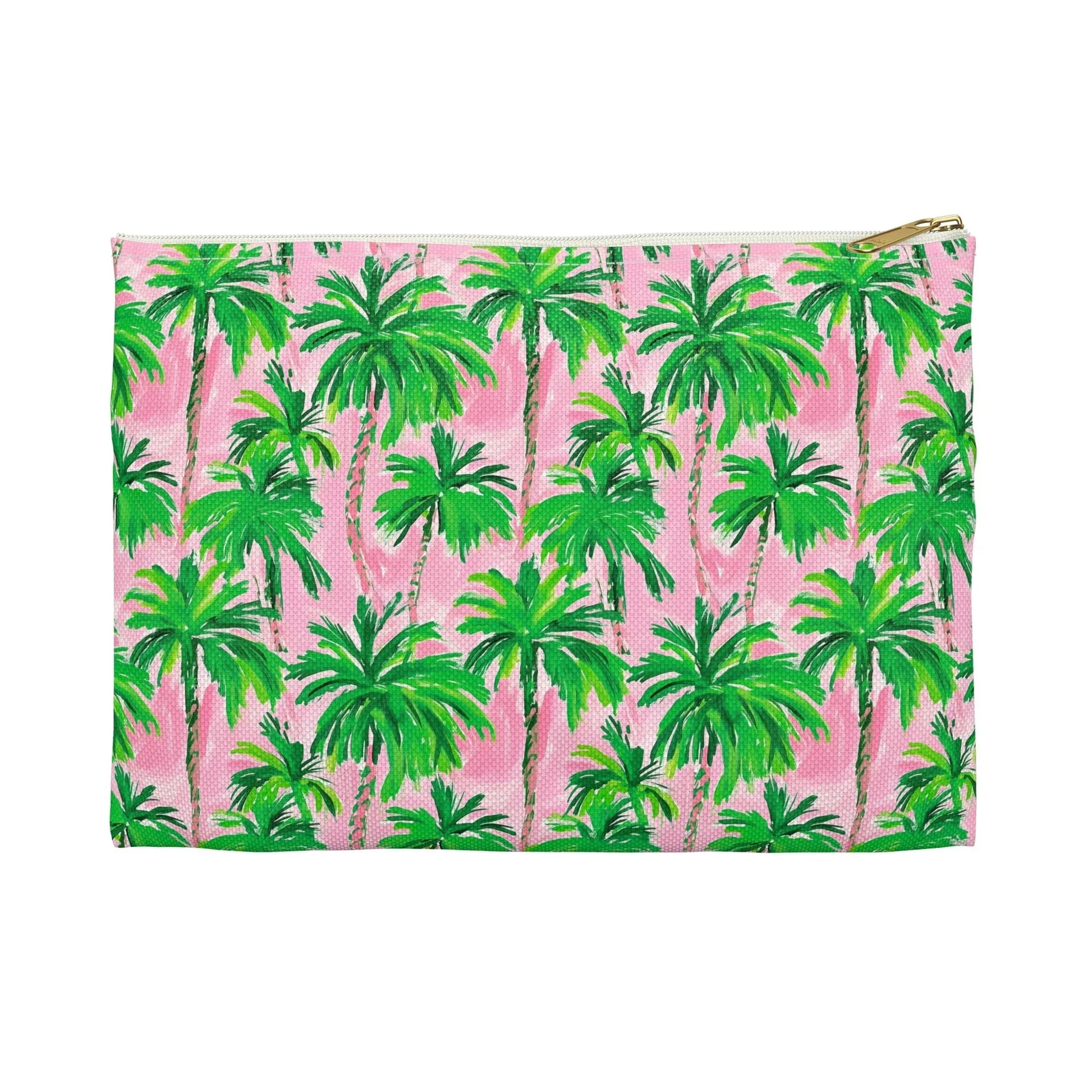 Palm Beach Accessory Pouch - Small / White zipper - Bags