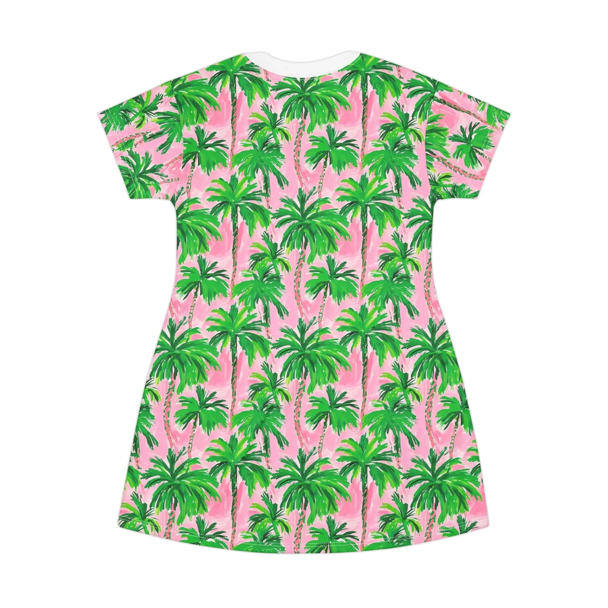 Palm Beach T-Shirt Dress - All Over Prints