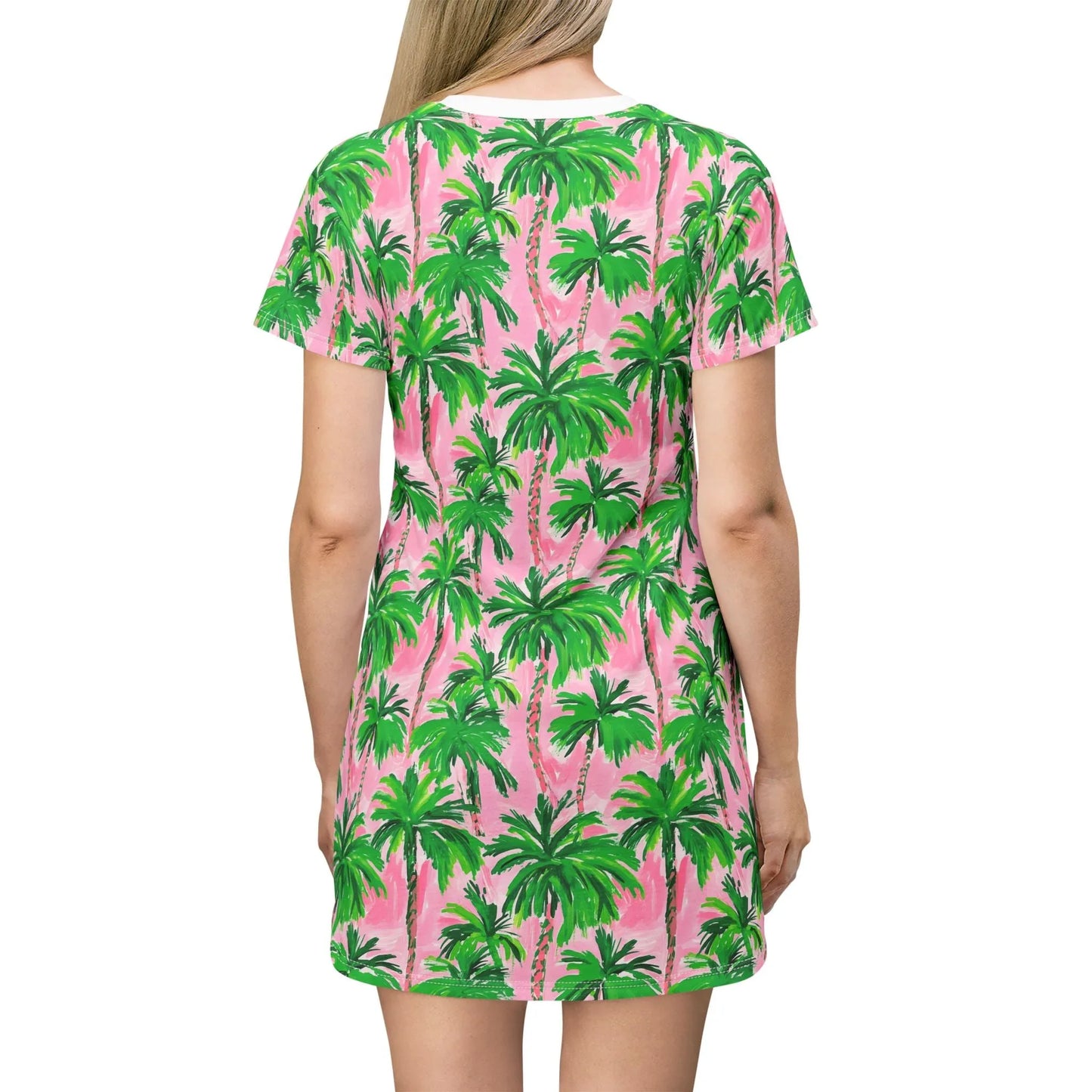 Palm Beach T-Shirt Dress - All Over Prints
