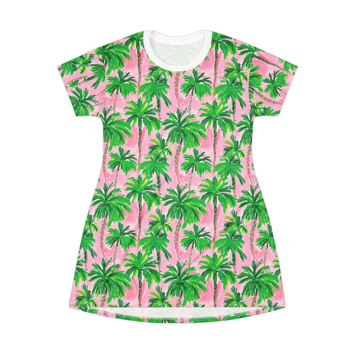 Palm Beach T-Shirt Dress - XS - All Over Prints