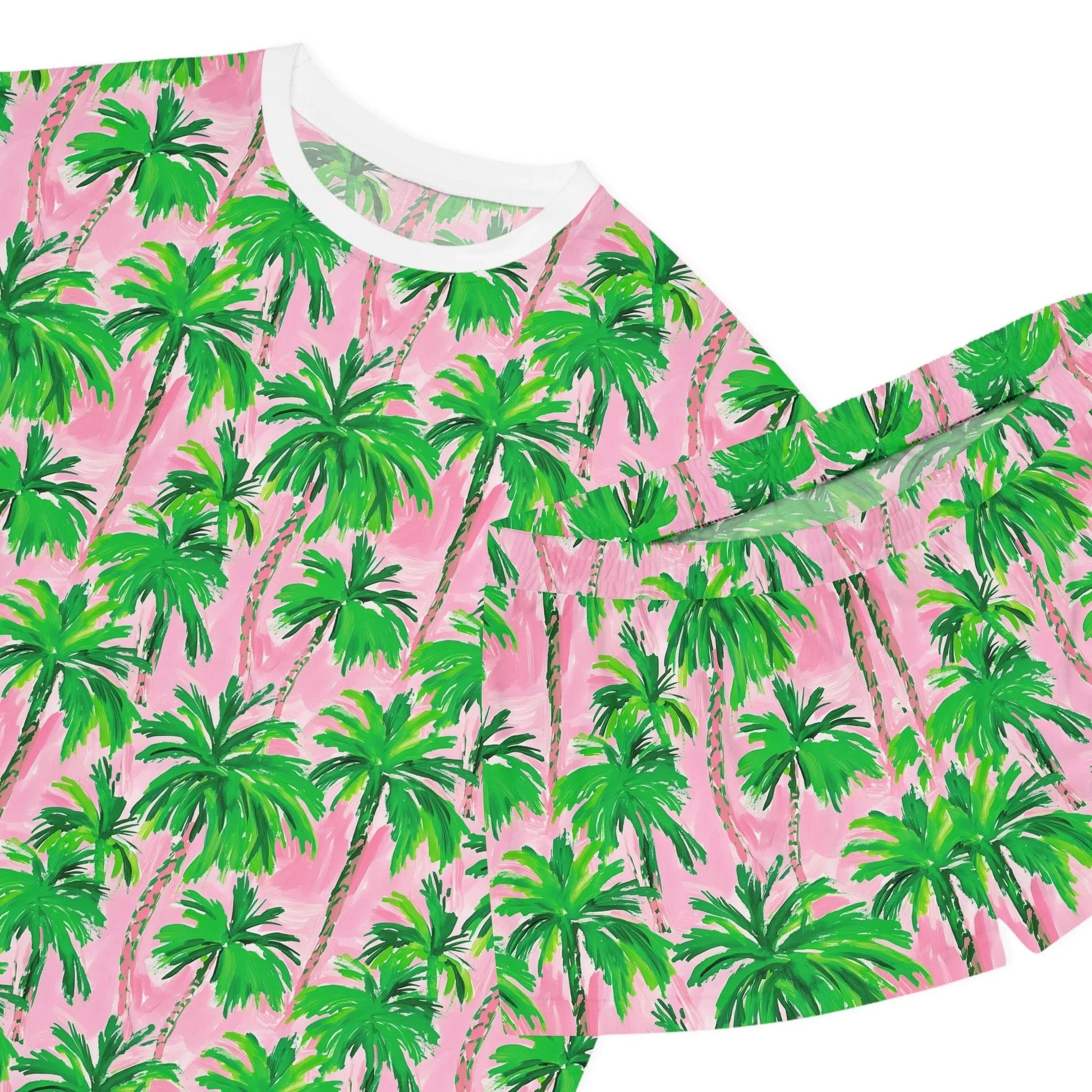 Palm Beach Women’s Short Pajama Set - All Over Prints