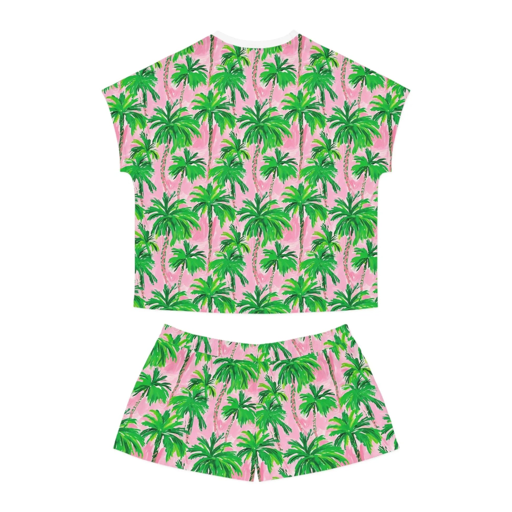 Palm Beach Women’s Short Pajama Set - All Over Prints