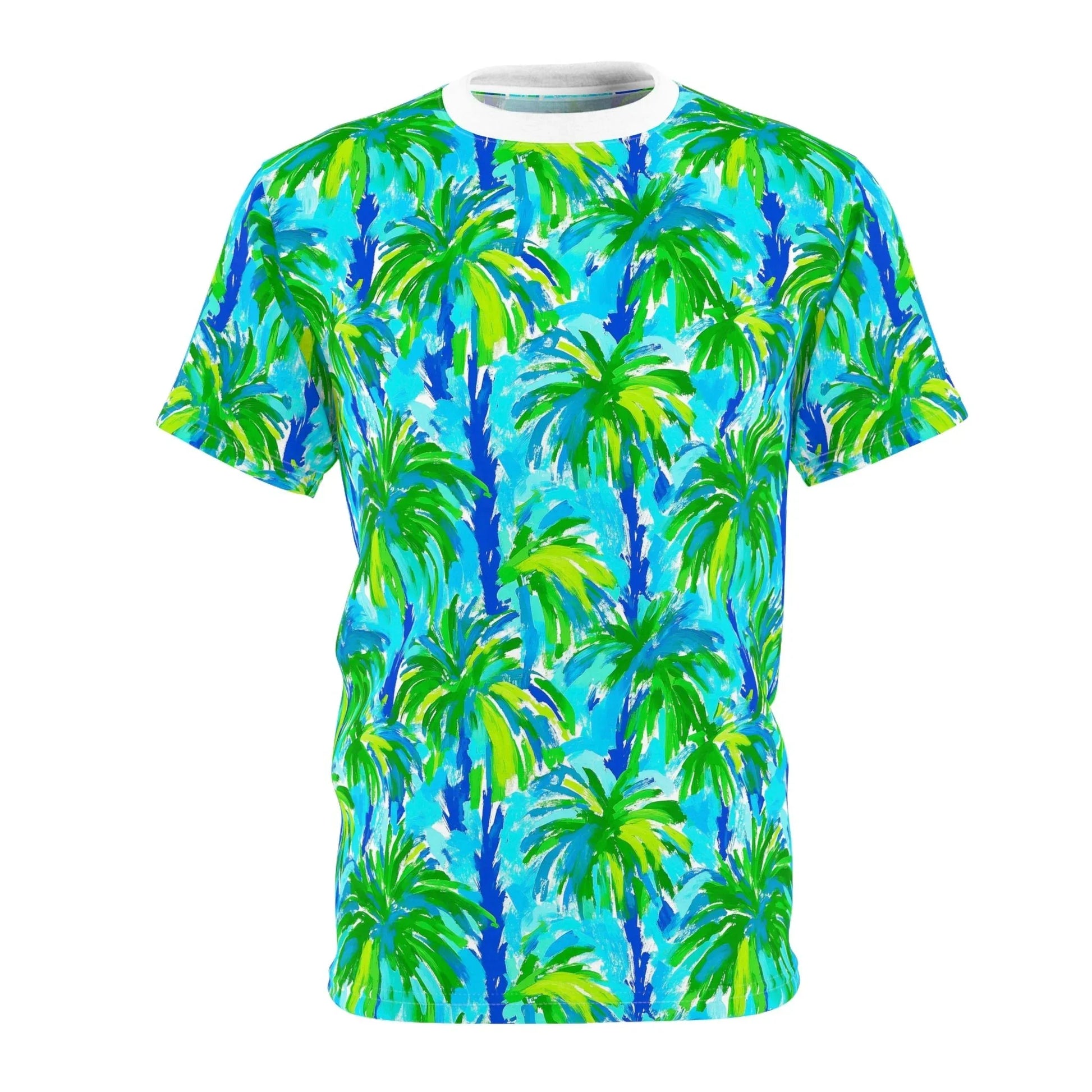 Palm Coast All-Over-Print T-Shirt - White stitching / 4 oz. / S - All Over Prints