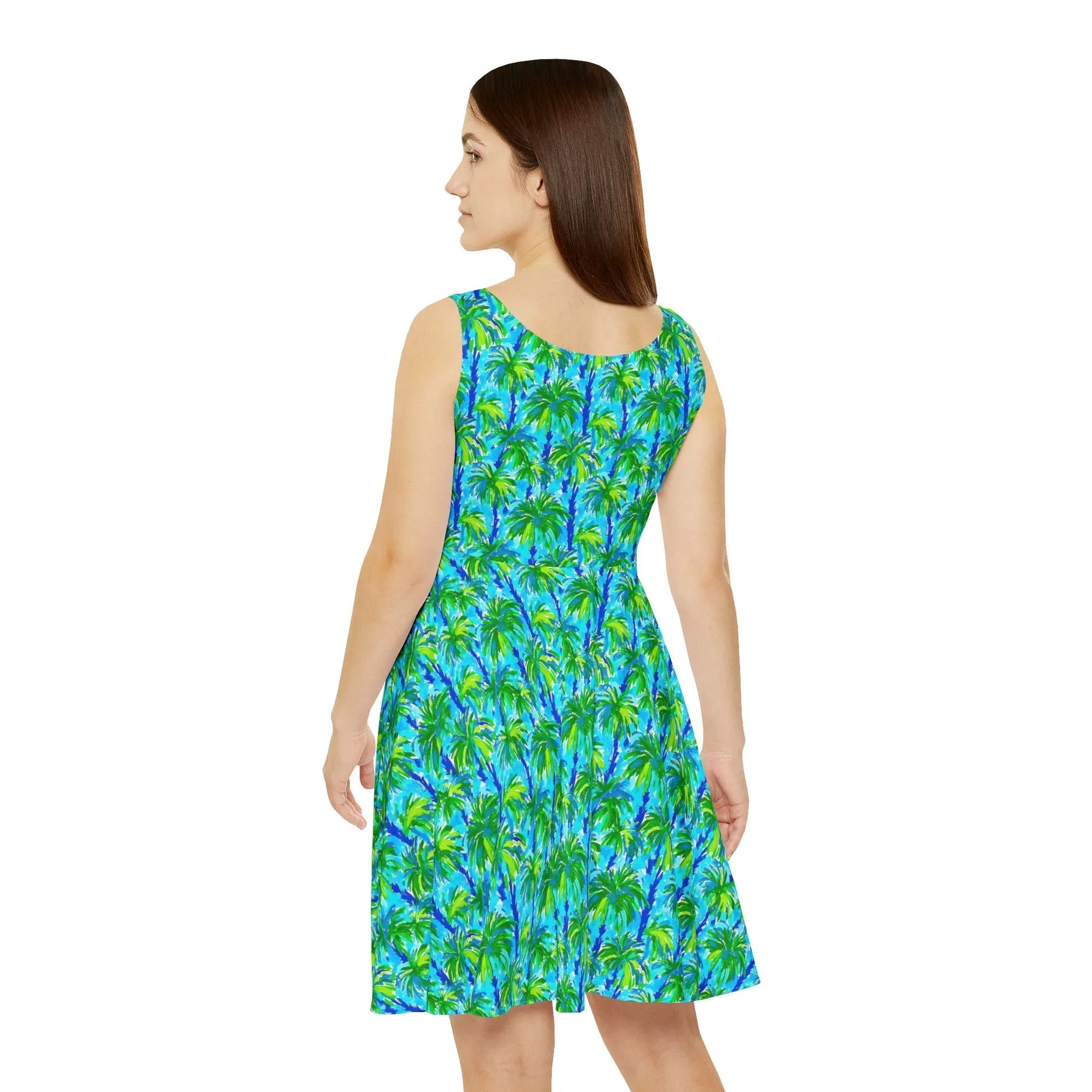 Palm Coast Skater Dress - All Over Prints