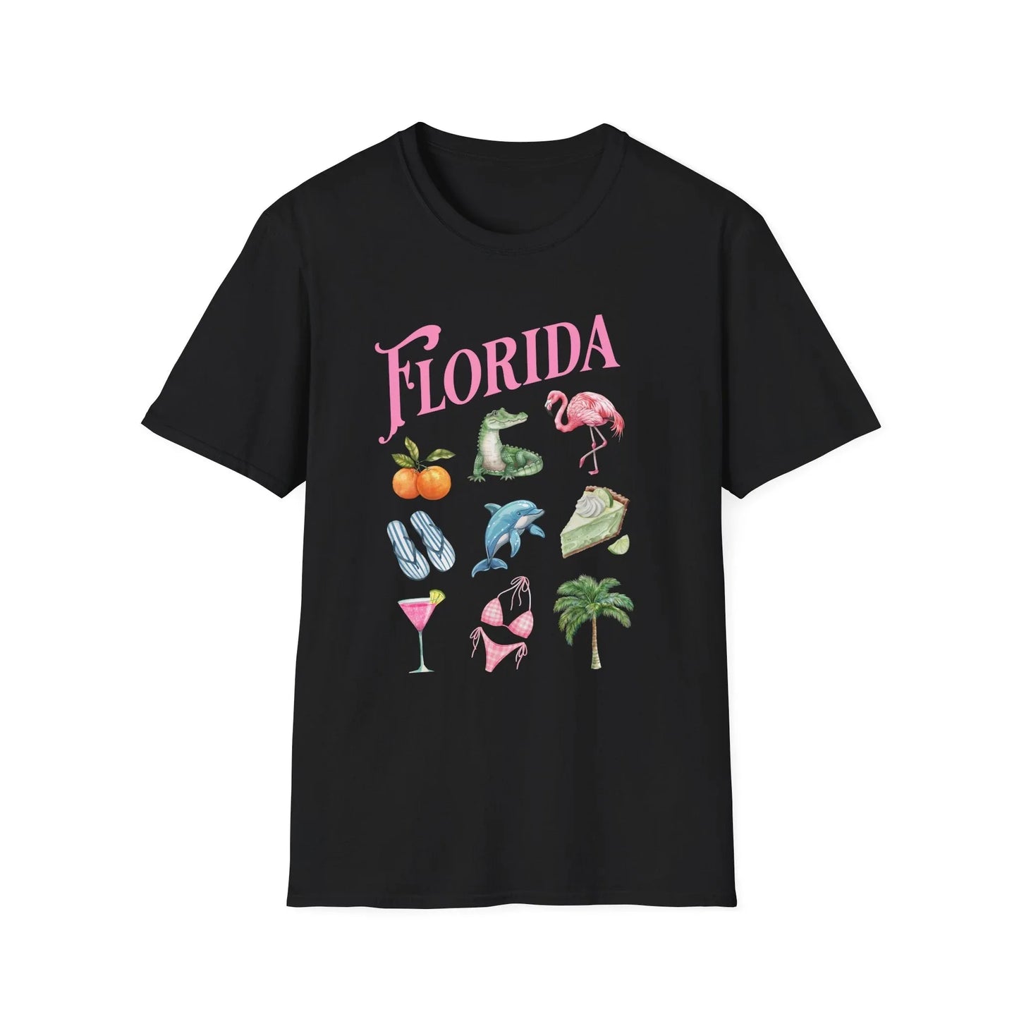 Palm Paradise T-Shirt | Unisex - XS / Black
