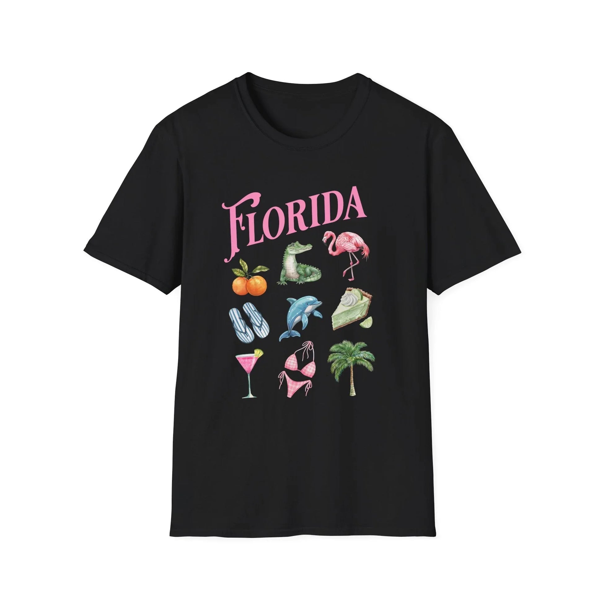 Palm Paradise T-Shirt | Unisex - XS / Black