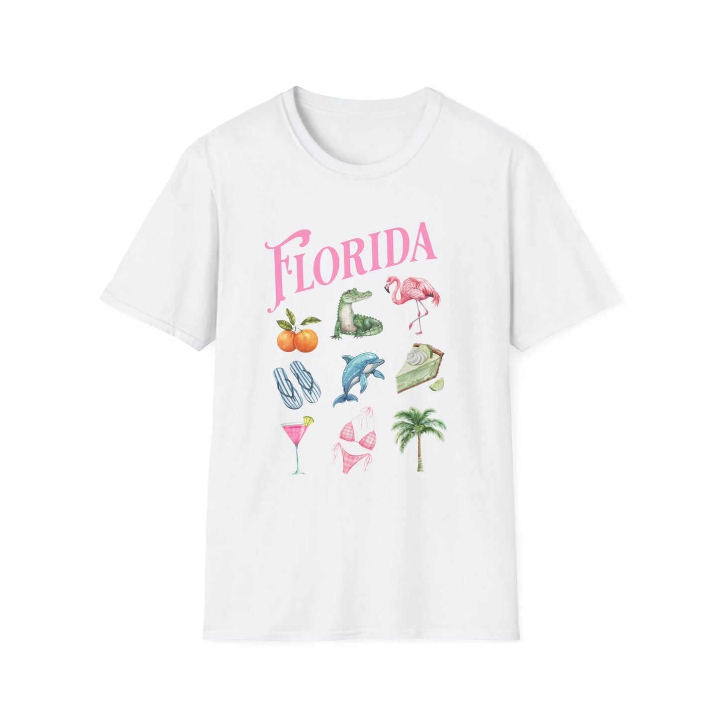 Palm Paradise T-Shirt | Unisex - XS / White