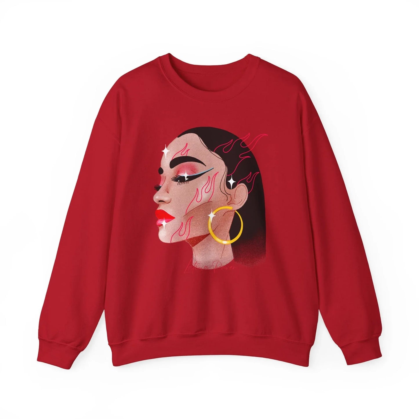 Pasión Latina Sweatshirt | Unisex - S / Cherry Red