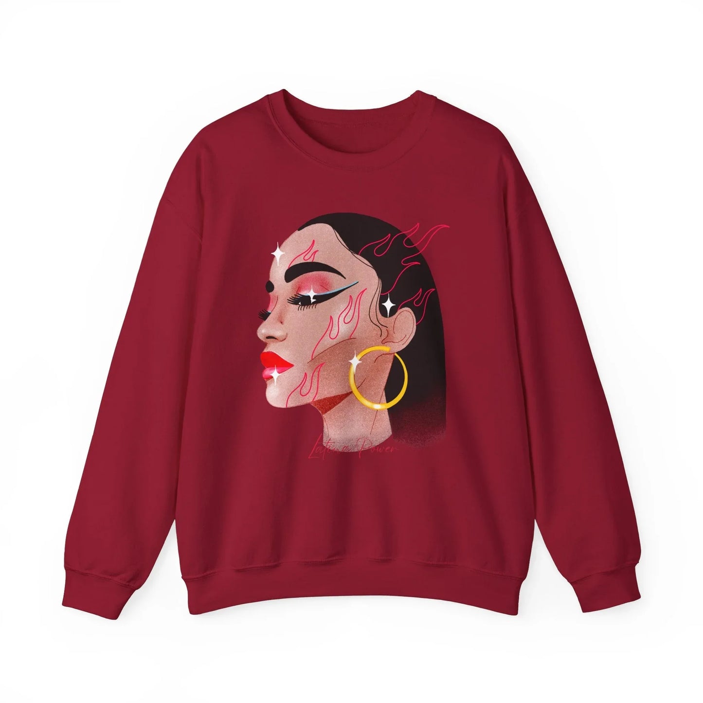 Pasión Latina Sweatshirt | Unisex - S / Cardinal Red