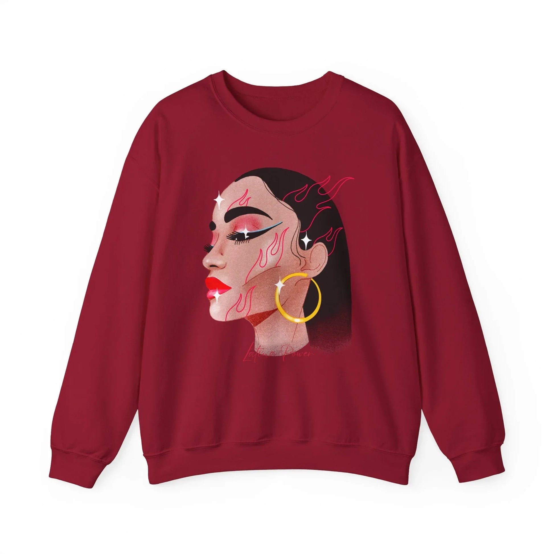 Pasión Latina Sweatshirt | Unisex - S / Cardinal Red