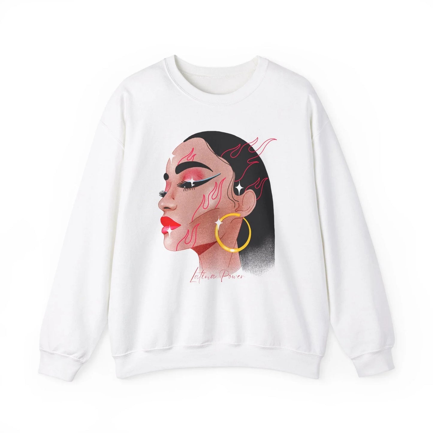 Pasión Latina Sweatshirt | Unisex - S / White