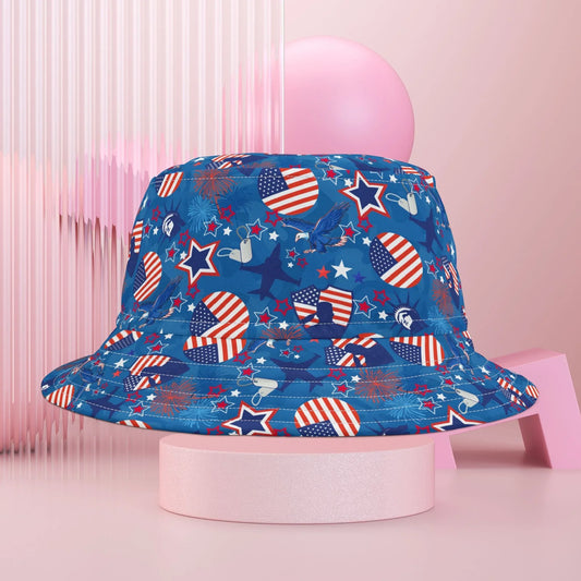 Patriot Duty Custom Bucket Hat - Small / White stitching - Hats