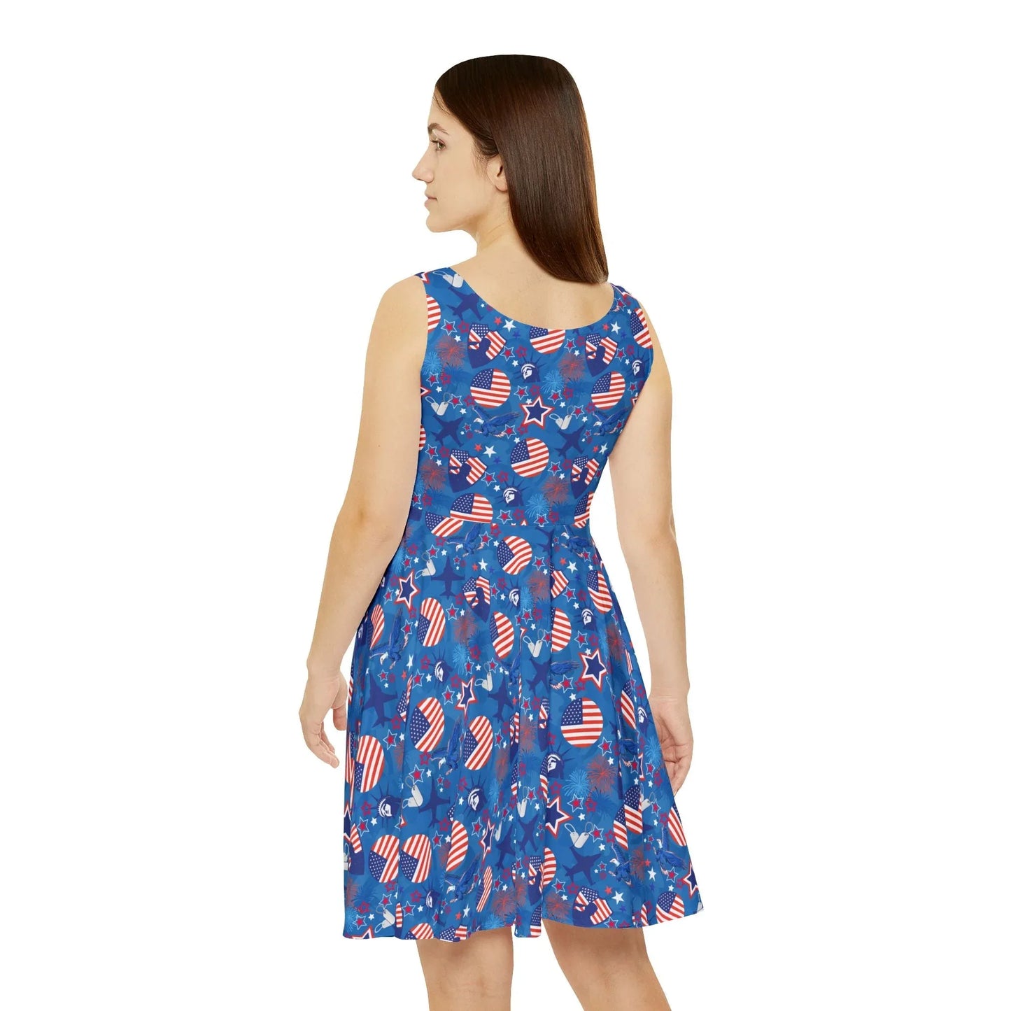 Patriot Duty Skater Dress - All Over Prints