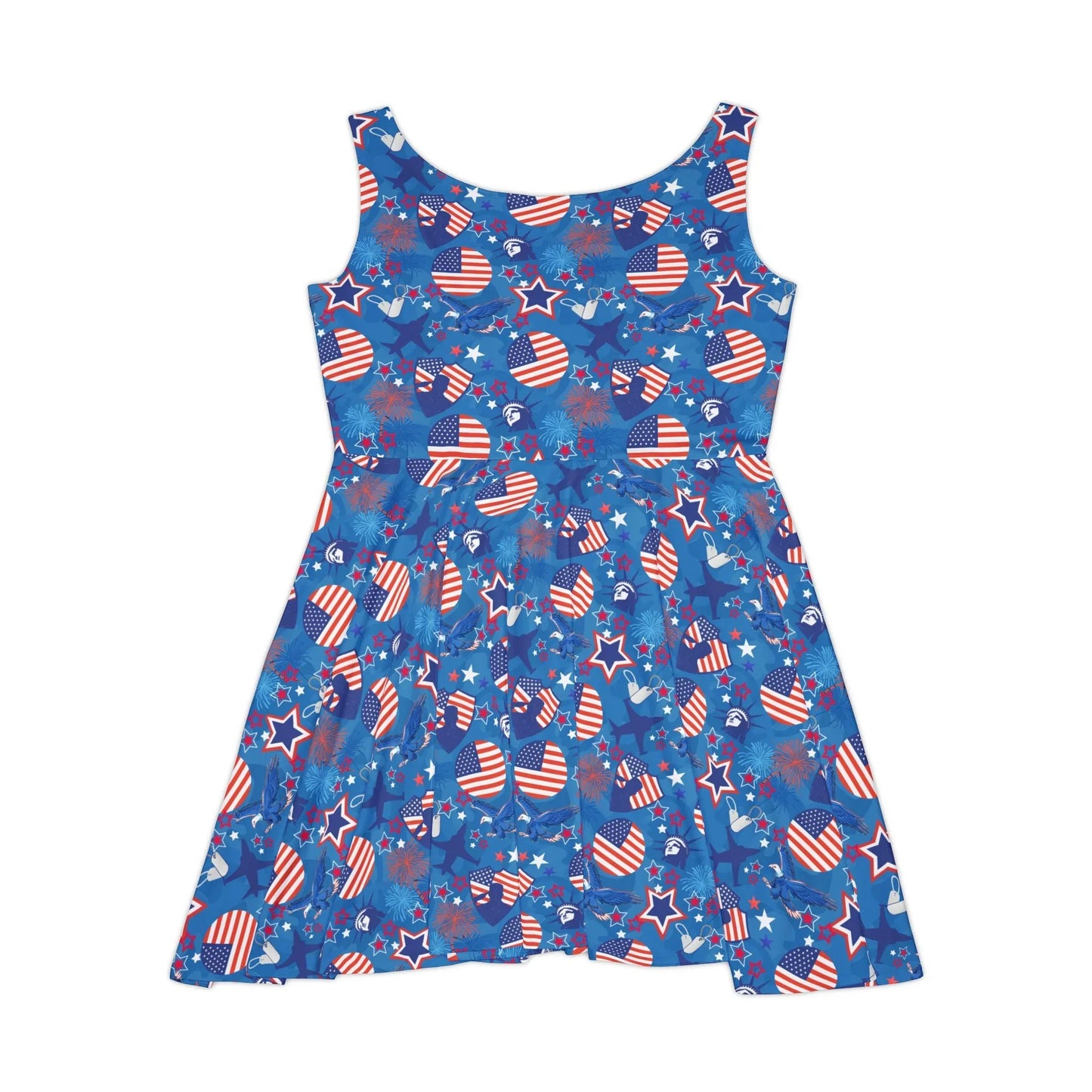 Patriot Duty Skater Dress - All Over Prints