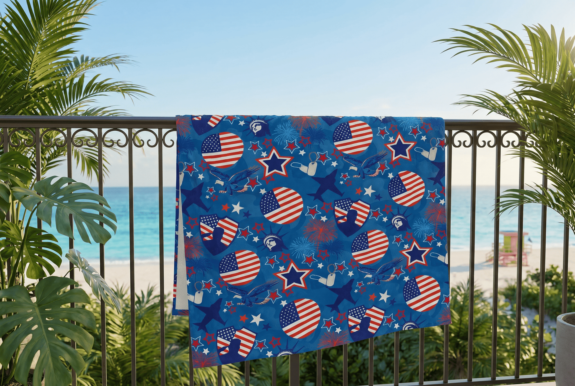 Patriot Duty Towel – RELLE Fashion & Lifestyle – Product Image