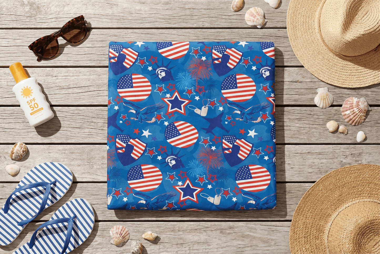 Patriot Duty Towel – RELLE Fashion & Lifestyle – Product Image