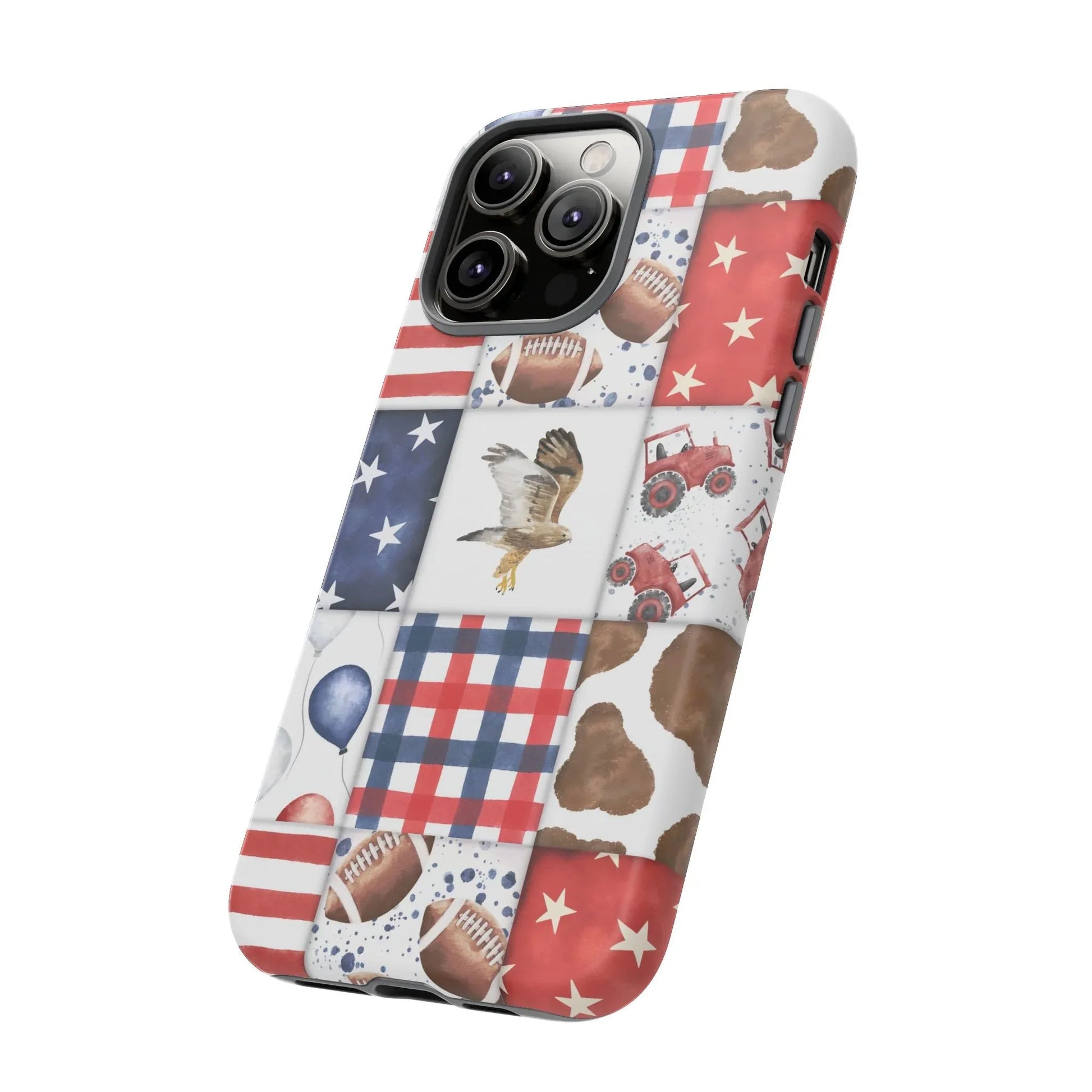 Patriot Patchwork iPhone Case - Phone